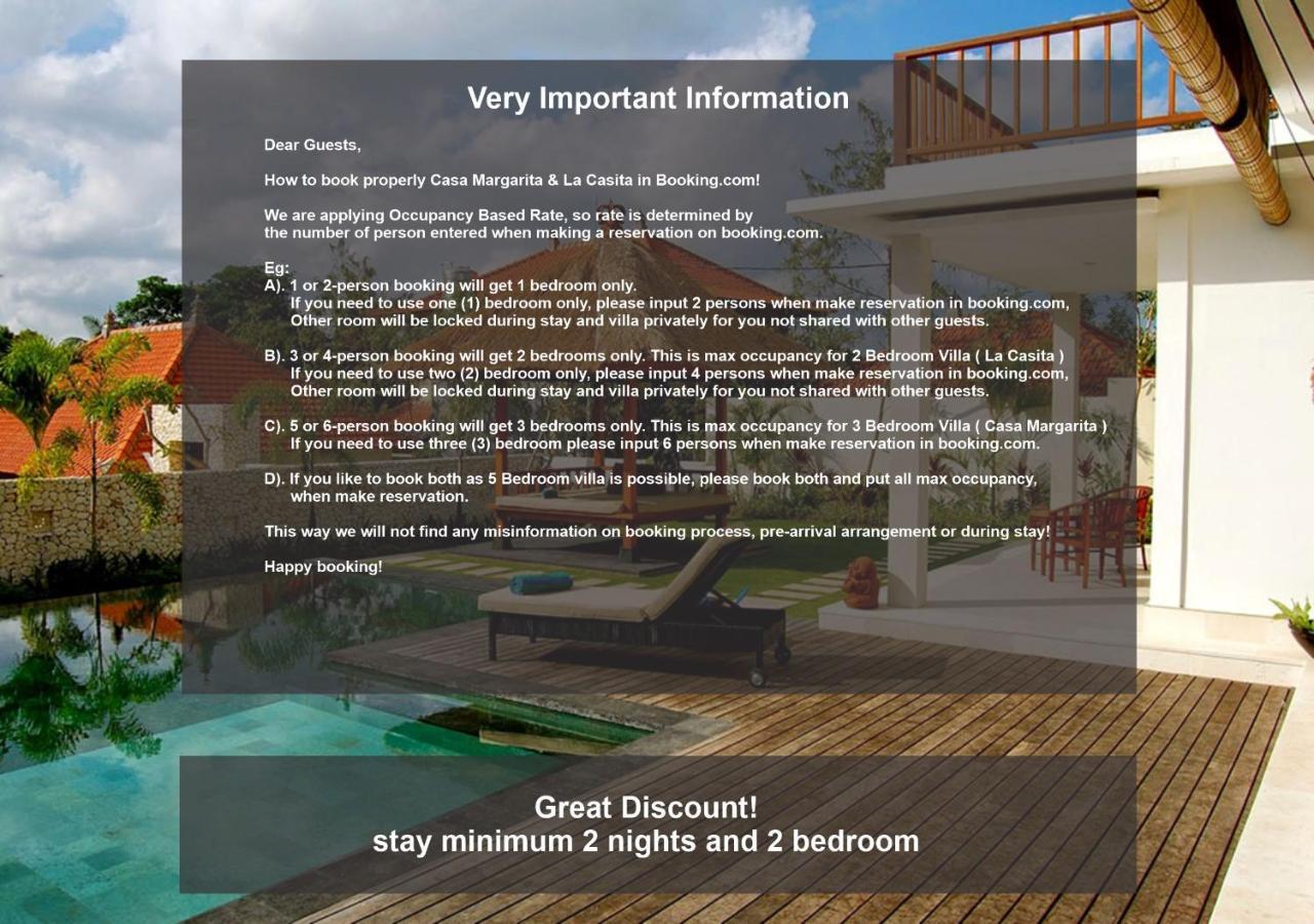 Vila Casa Margarita Bali Canggu Exteriér fotografie